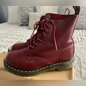 Youth Dr. Martens - Wine/Red